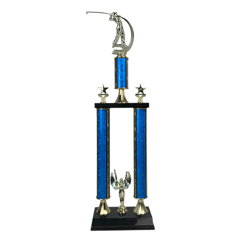 Trofeo de Tubo con Figura Serie 50 de Golf